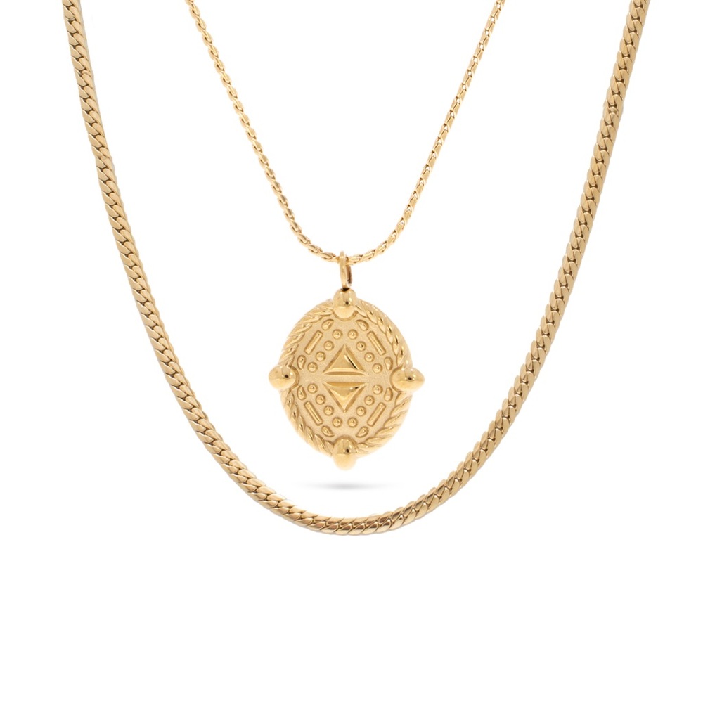 Hey Harper Goddess necklace (set of 2)